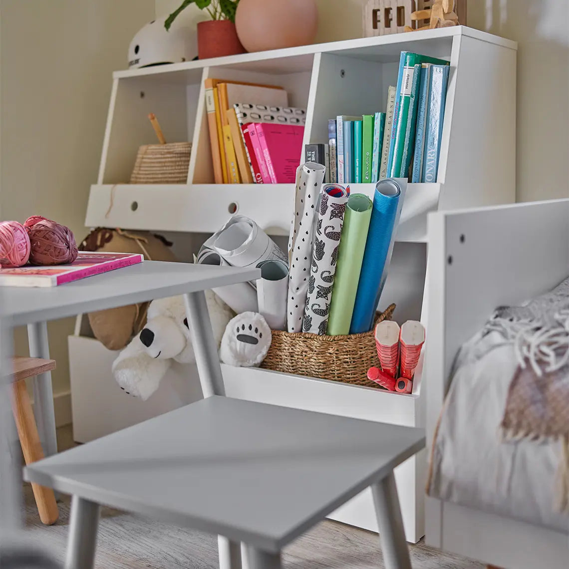 Tuli Bookcase - White