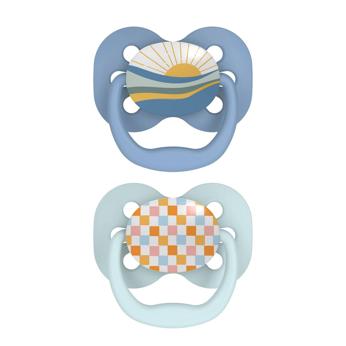 Advantage Soother Stage 1 (0-6m), 2 Pack, Blue