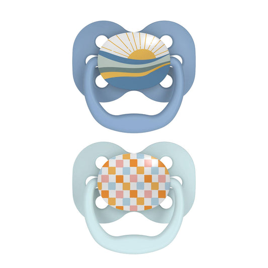 Advantage Soother Stage 1 (0-6m), 2 Pack, Blue