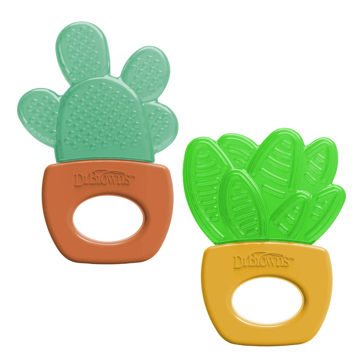 Aquacool Water-Filled Teethers, Houseplants, 3m+, 2-Pack