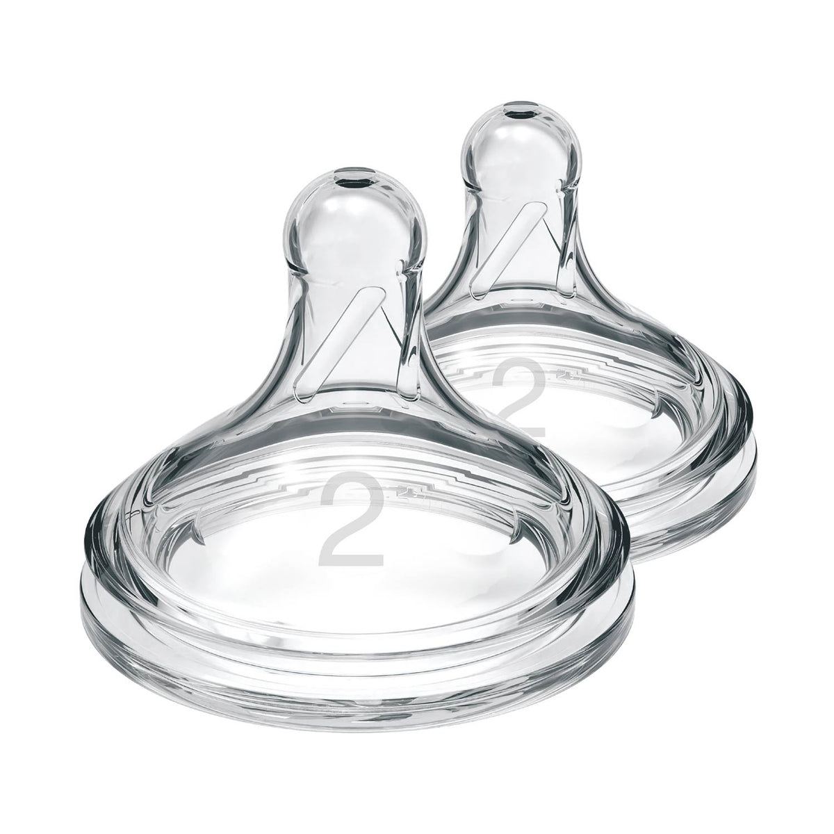 Wide Neck Options+ Level 2 Nipples 3m+, 2 Pack