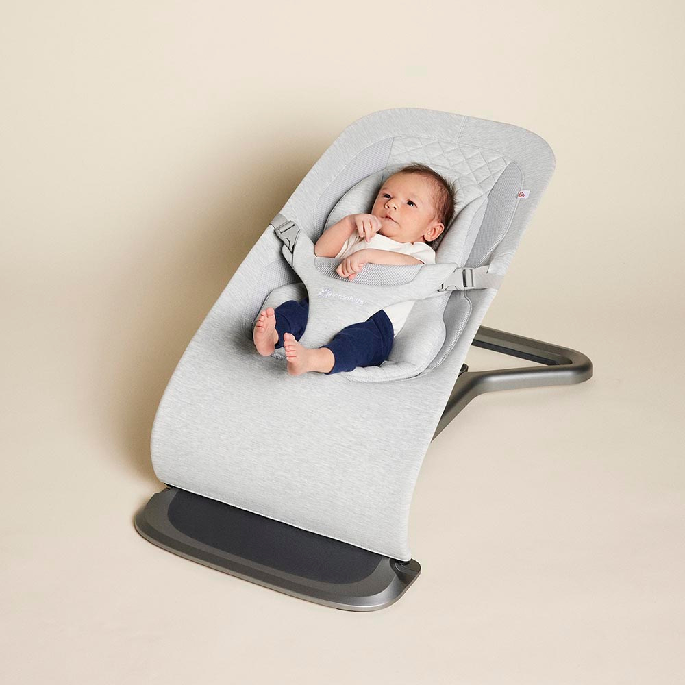 Evolve 3 in 1 Baby Bouncer Light Grey Cookie Dough Boutique LB