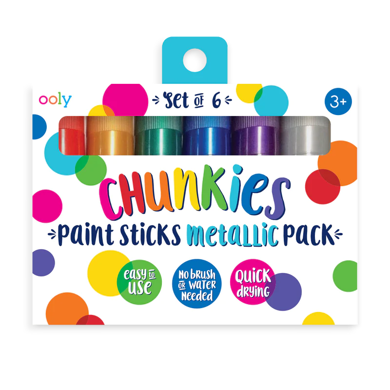 Chunkies Paint Sticks - Metallic (6)