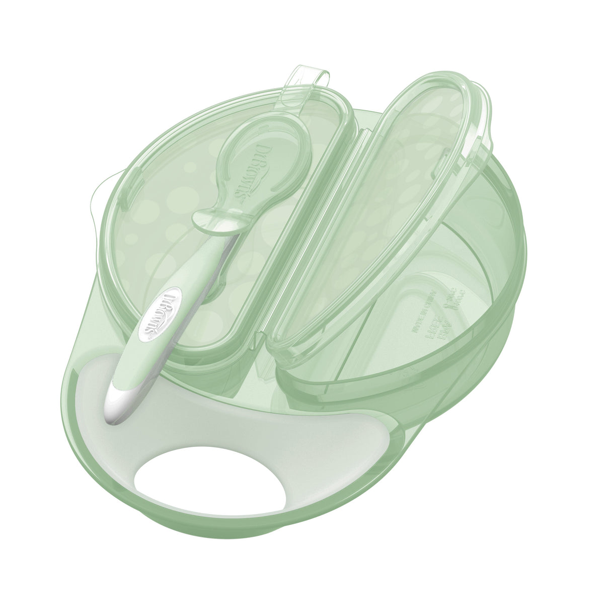 Travel Fresh Bowl and Spoon, Light Green