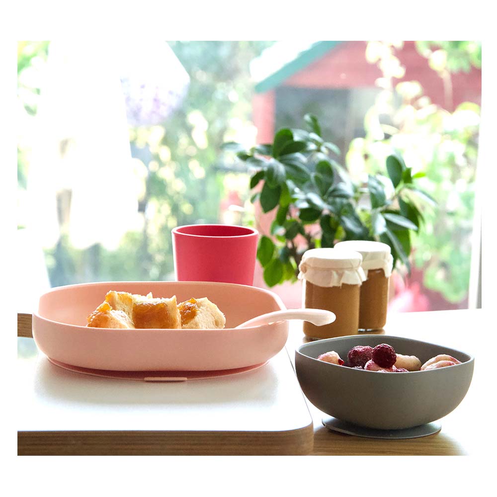 Silicone Meal Set of 4 - Pink