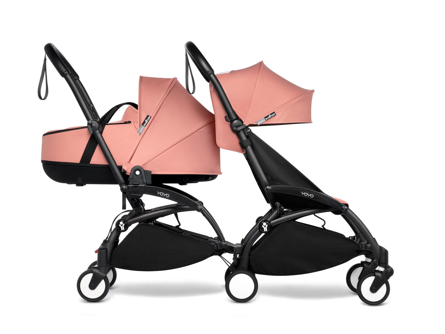 babyzen yoyo stroller frame black YOYO Connect Stroller Frame Extension Kit, Black – Cookie Dough Boutique LB