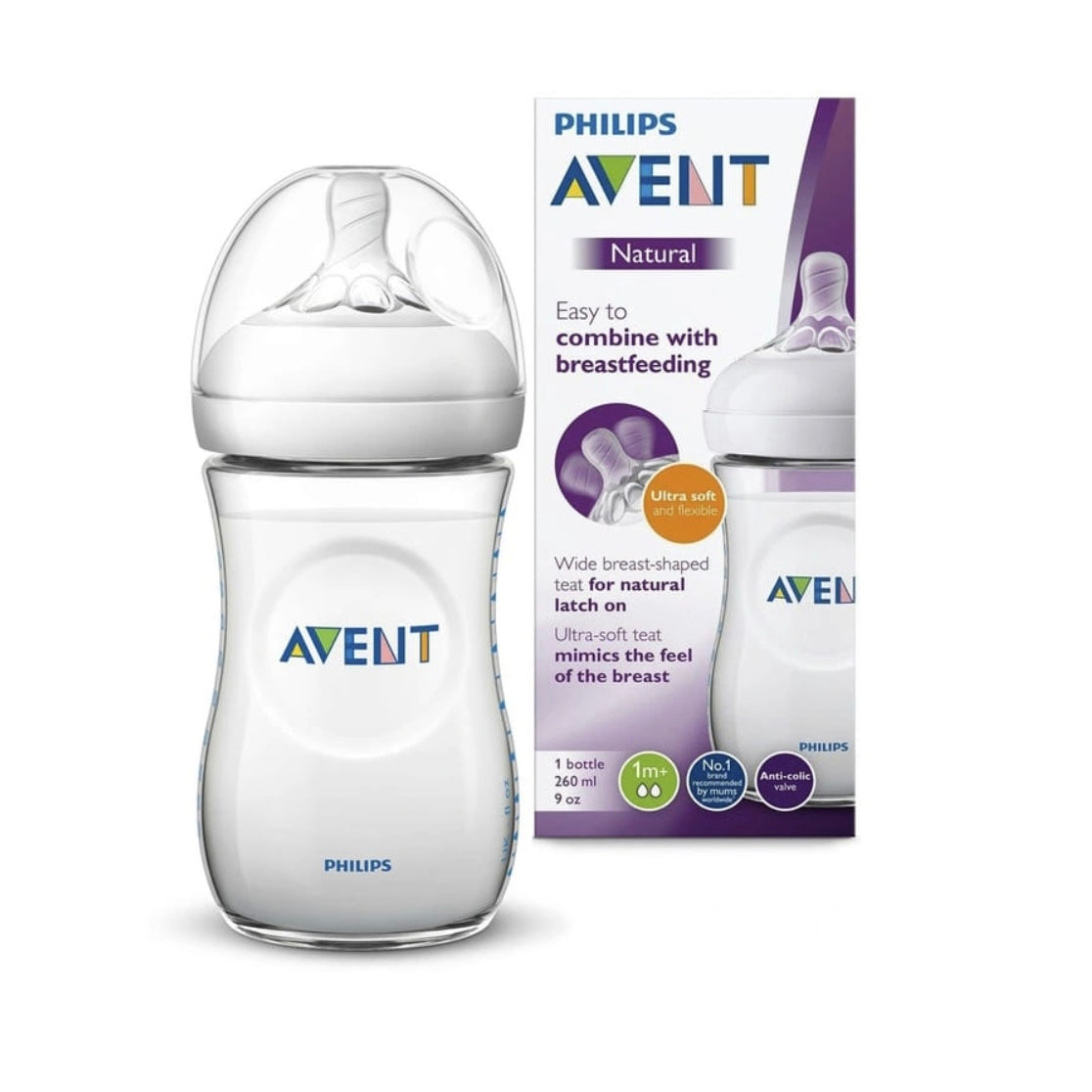 Avent natural hot sale 260 ml