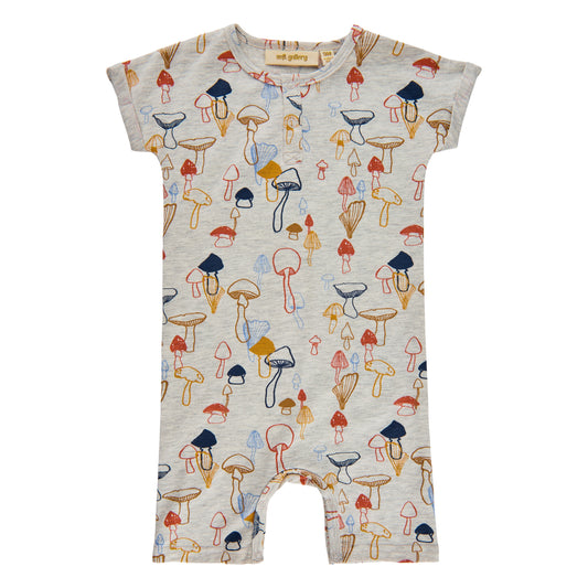 Mushroom Baby Shortie Suit