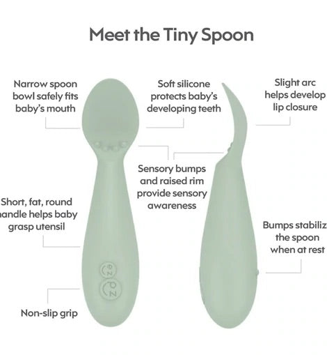 Tiny Spoon Set of 2 - Gray