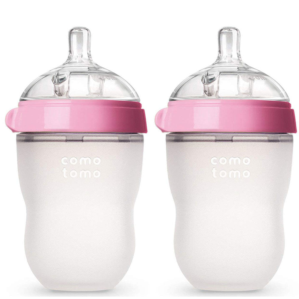 Baby Bottle Pink, Double, 250ml