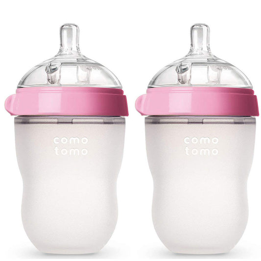 Baby Bottle Pink, Double, 250ml