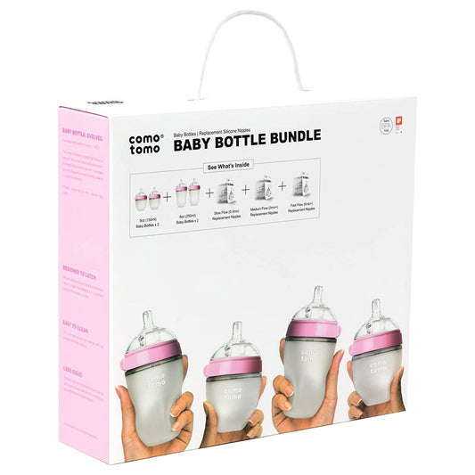 Baby Bottle Bundle Pink