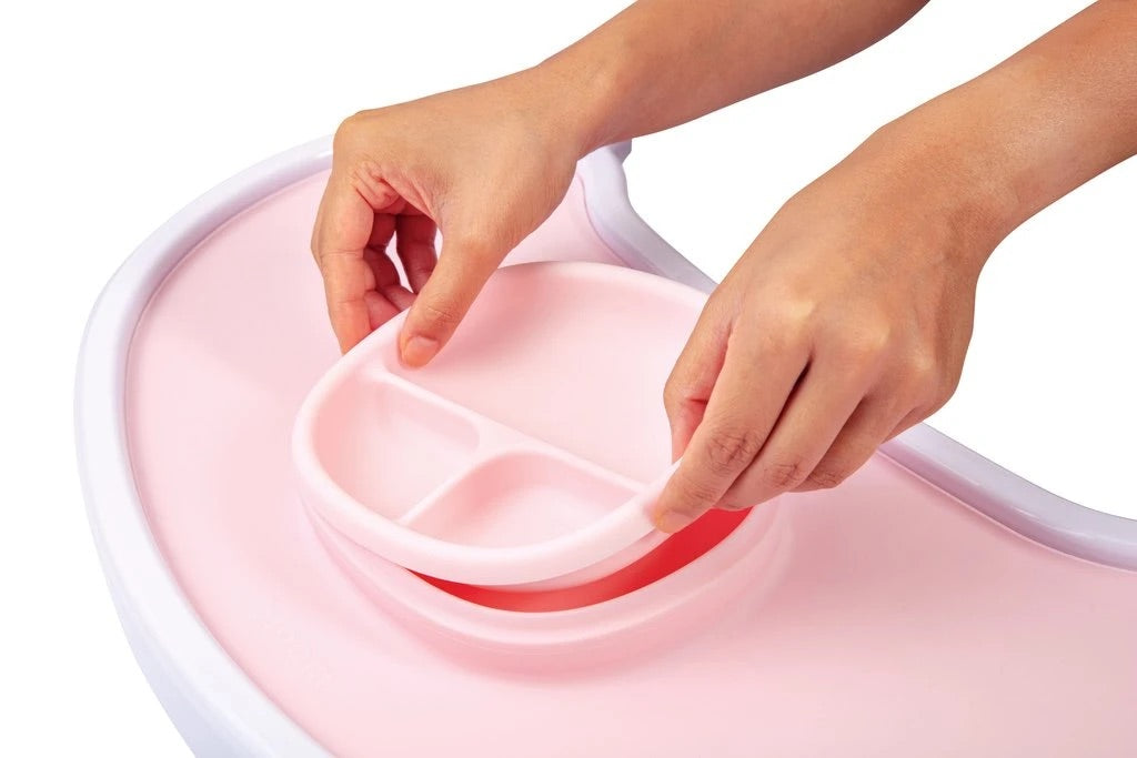 fresco silicone mat and 2 bowls - rosewater