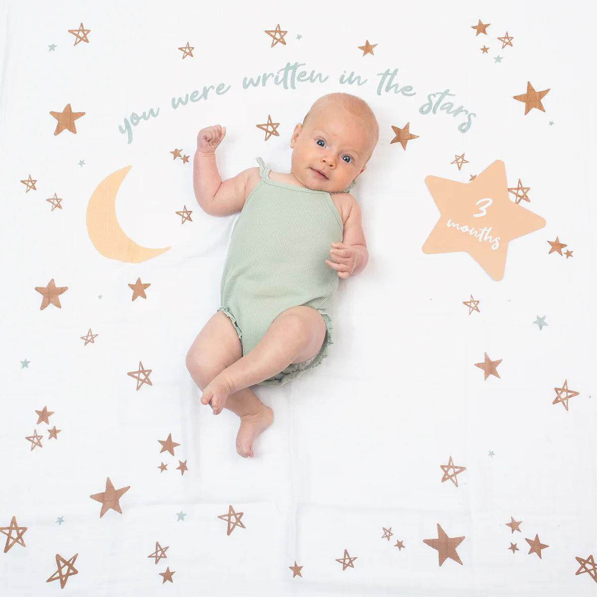 Baby’s First Year - Stars - Blanket & Card Set