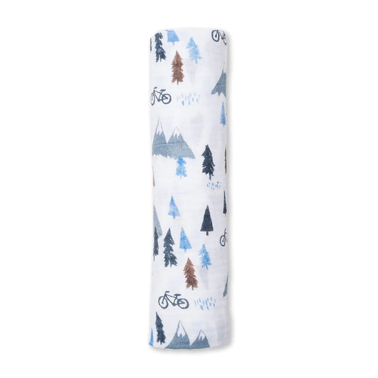 Cotton Muslin Swaddle - Mountain Top