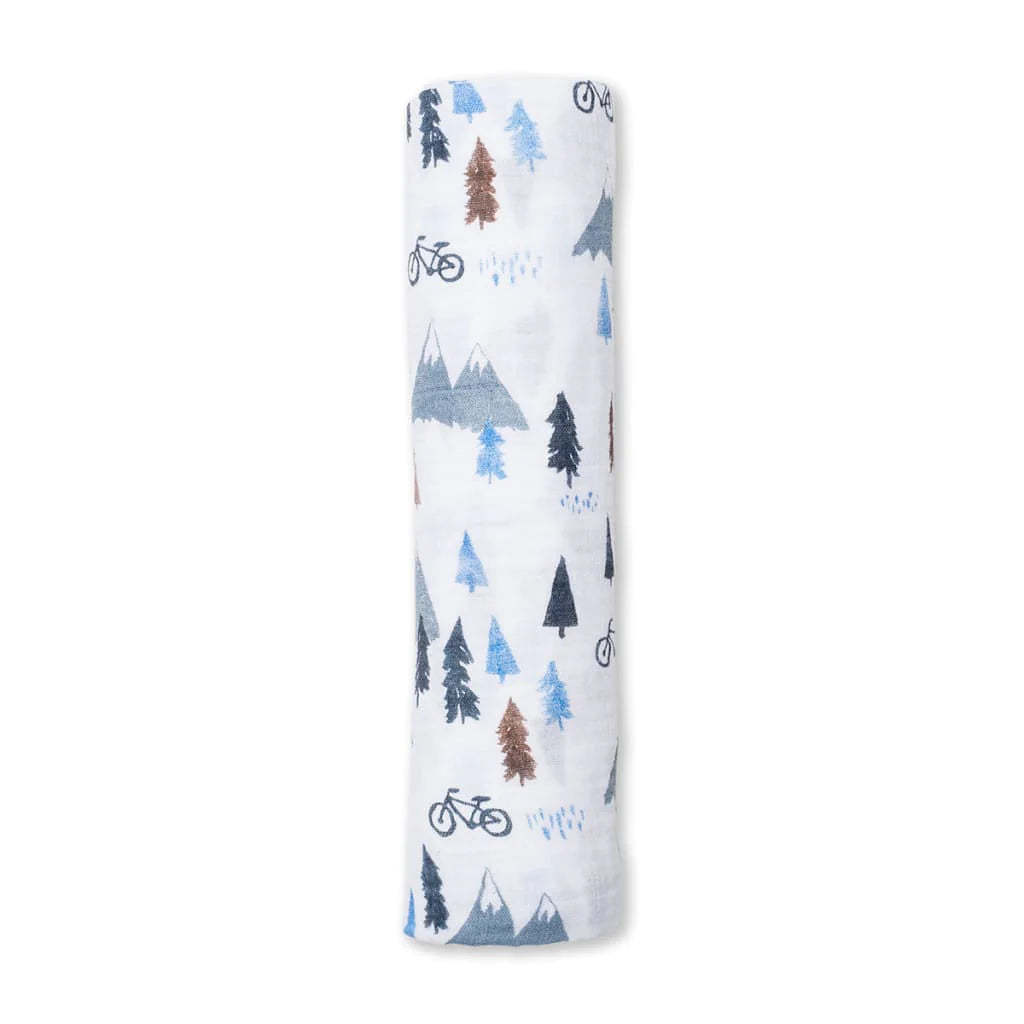 Cotton Muslin Swaddle - Mountain Top