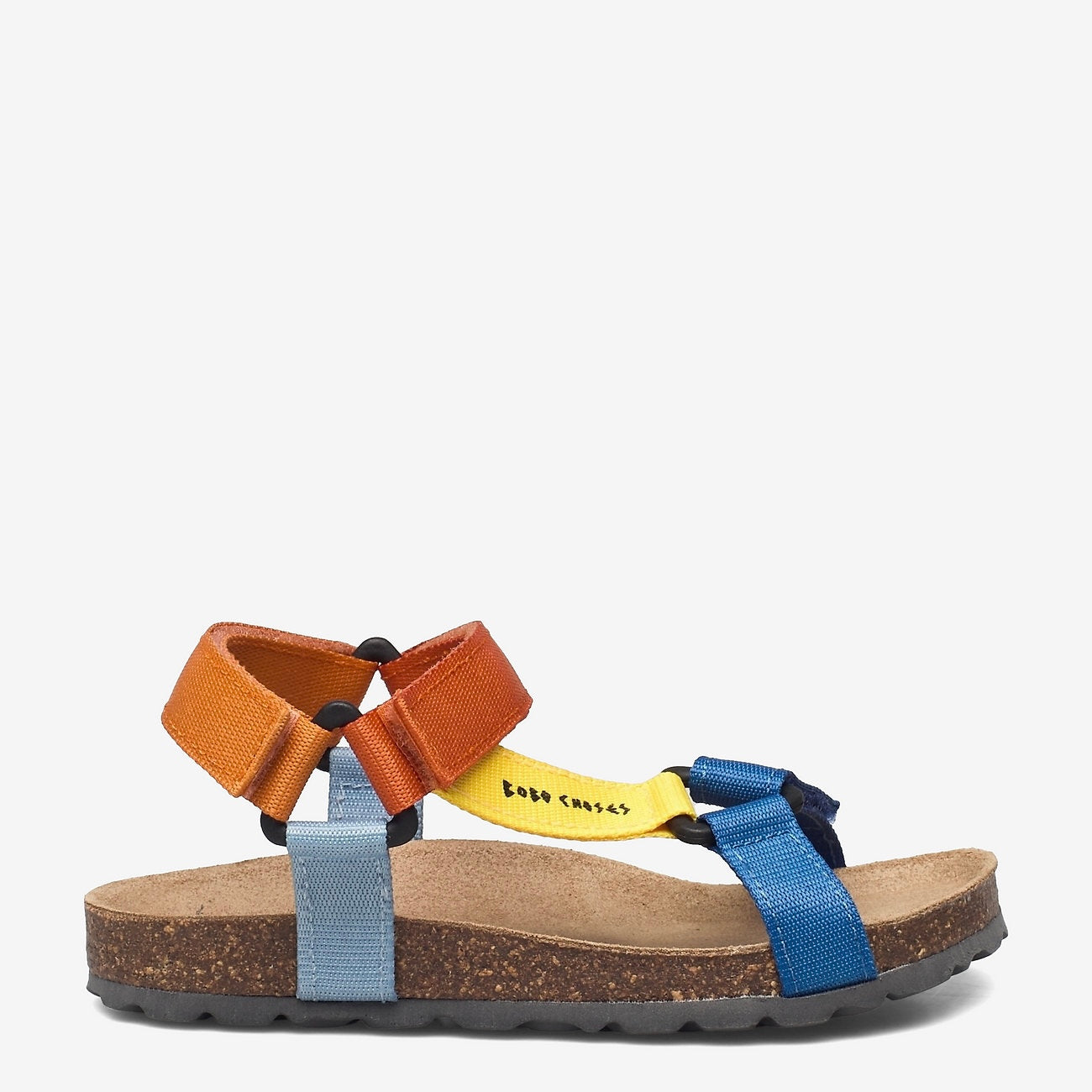 Color Block Velcro Strap Sandals
