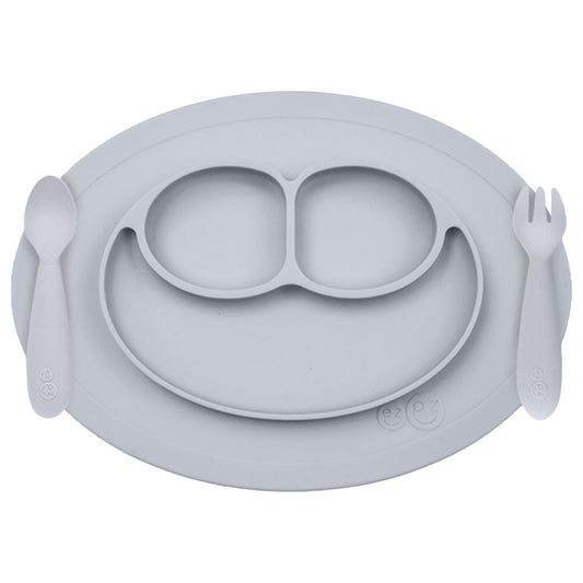 Mini Feeding Set (12m+) - Pewter